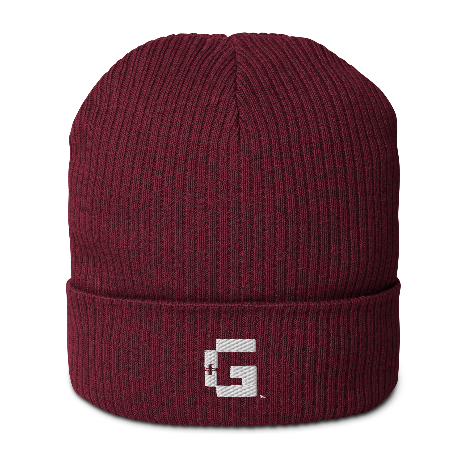 Organic Ribbed Beanie — +G Identity Edition