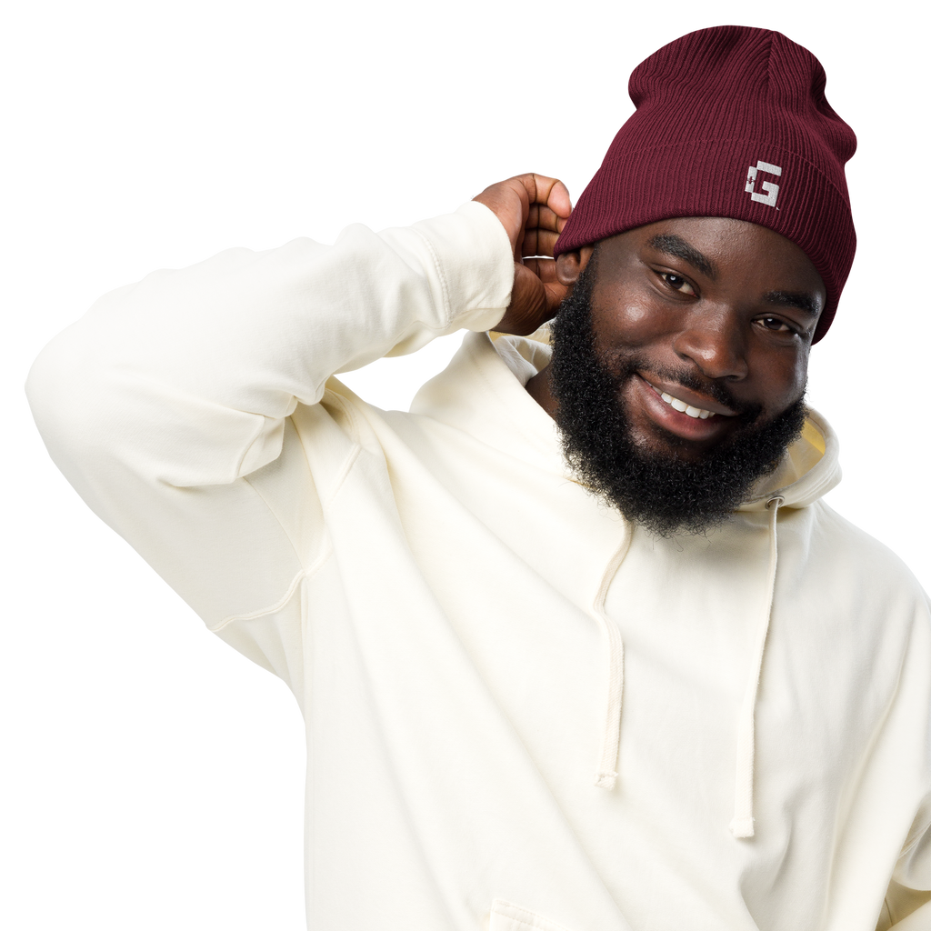 Organic Ribbed Beanie — +G Identity Edition