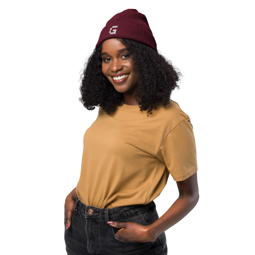 Organic Ribbed Beanie — +G Identity Edition