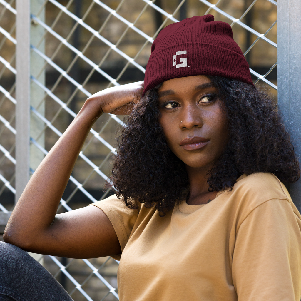 Organic Ribbed Beanie — +G Identity Edition