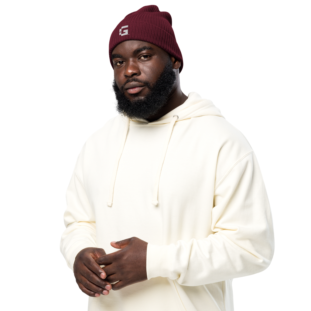 Organic Ribbed Beanie — +G Identity Edition