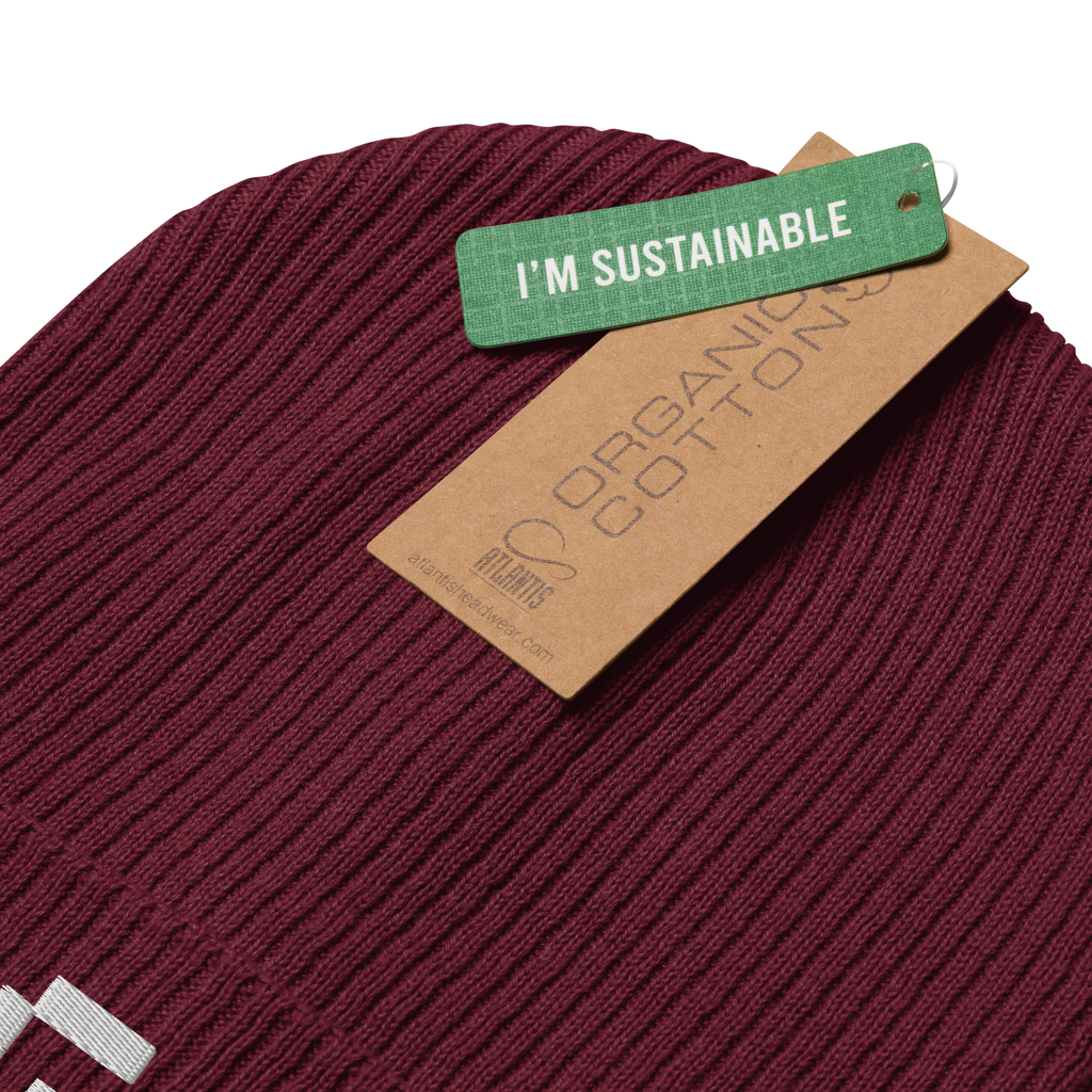 Organic Ribbed Beanie — +G Identity Edition