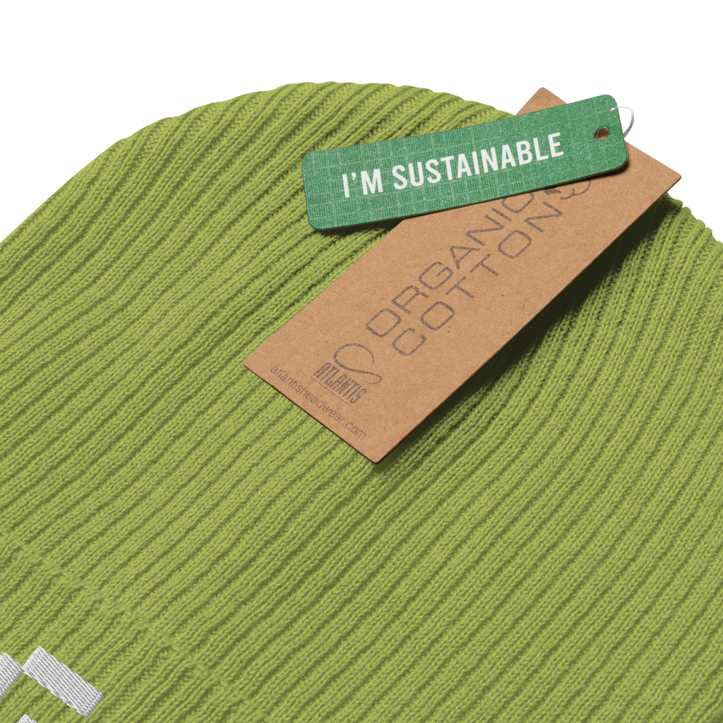 Organic Ribbed Beanie — +G Identity Edition