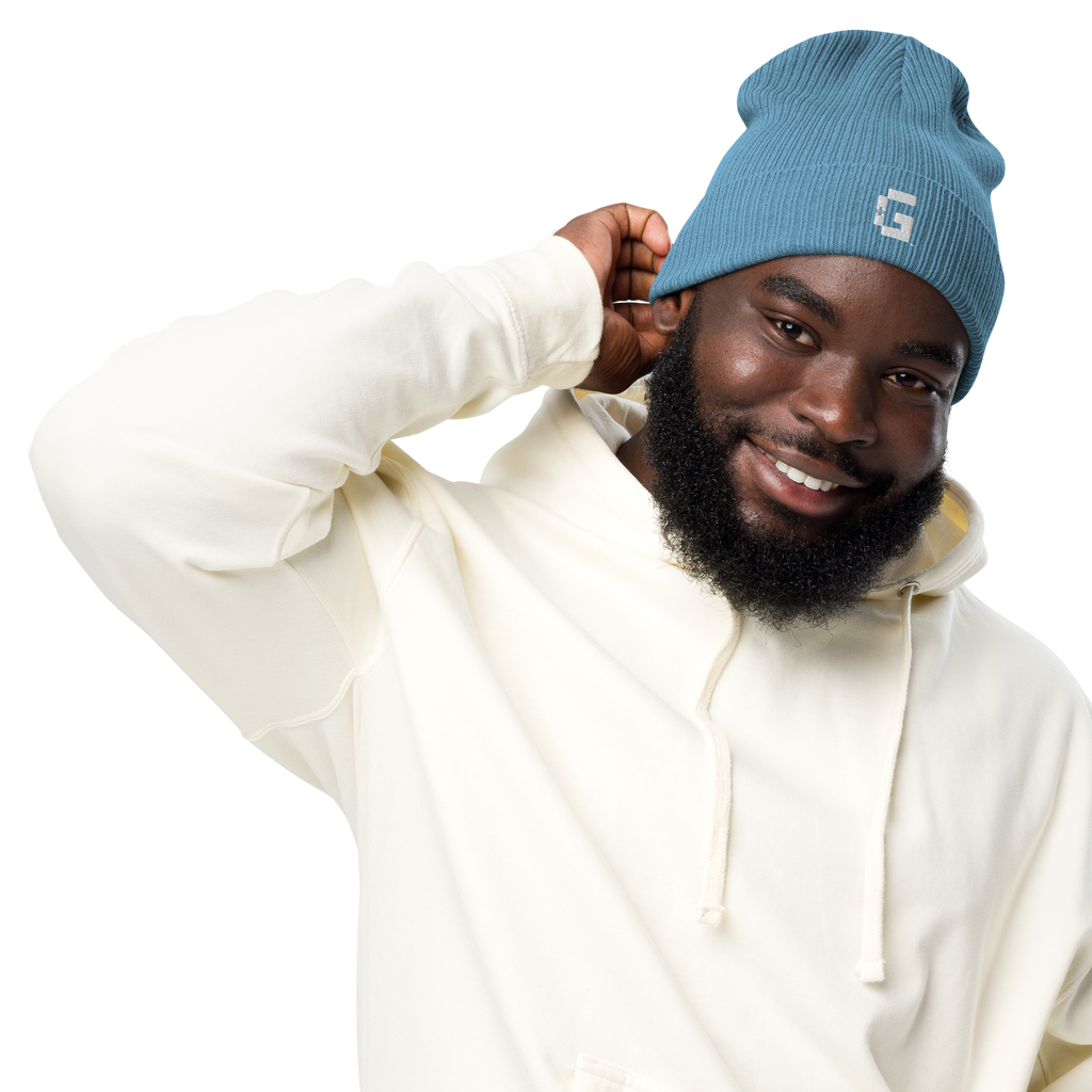 Organic Ribbed Beanie — +G Identity Edition