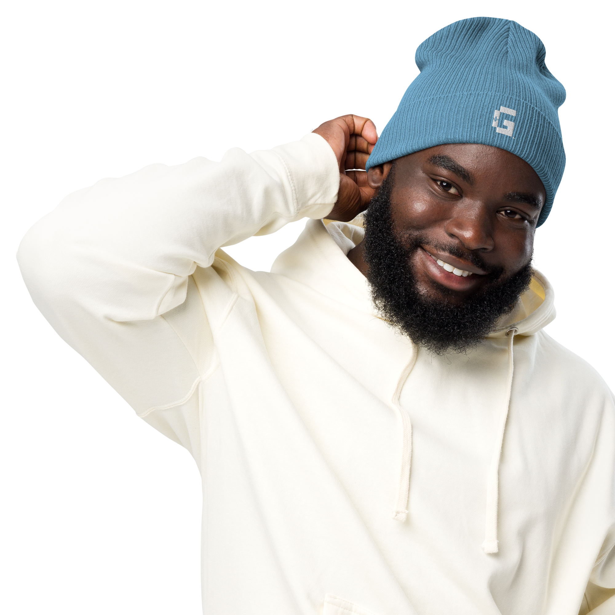 Organic Ribbed Beanie — +G Identity Edition
