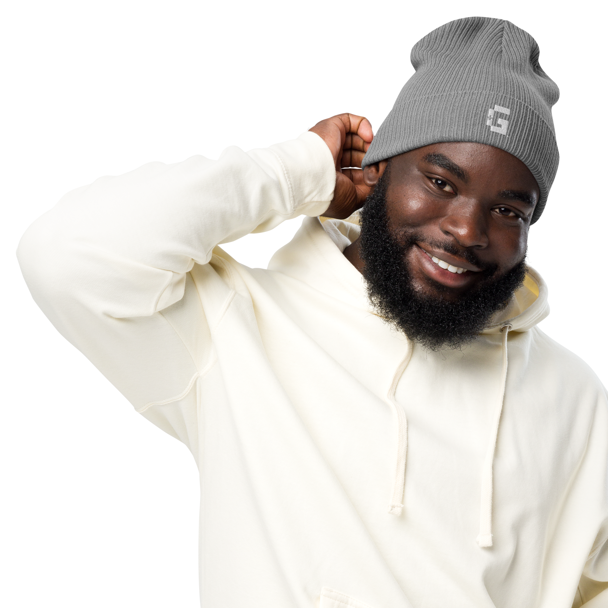 Organic Ribbed Beanie — +G Identity Edition