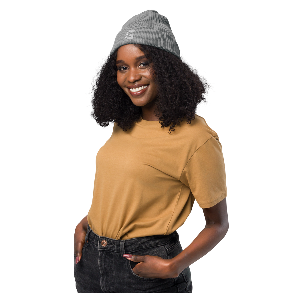 Organic Ribbed Beanie — +G Identity Edition