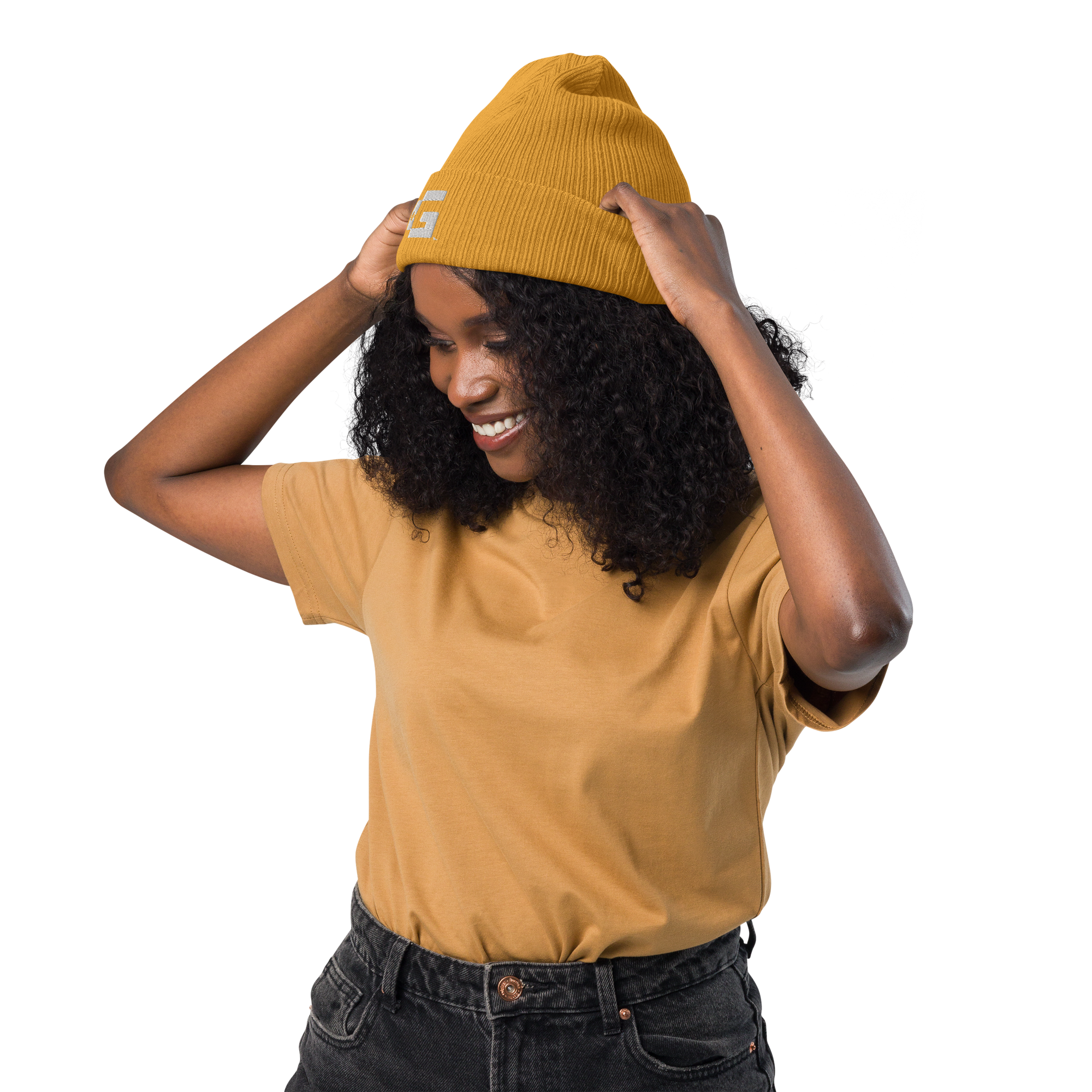 Organic Ribbed Beanie — +G Identity Edition