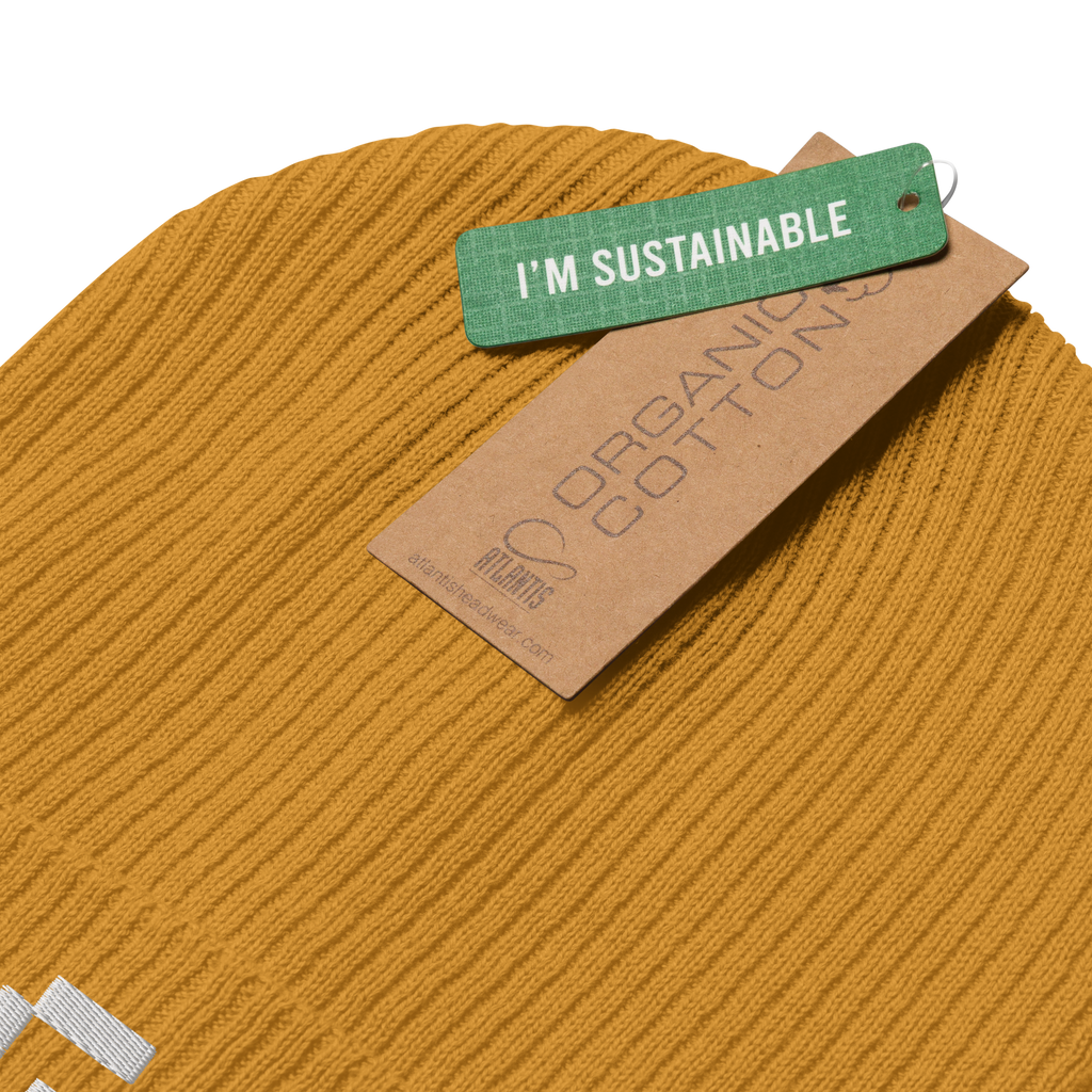 Organic Ribbed Beanie — +G Identity Edition