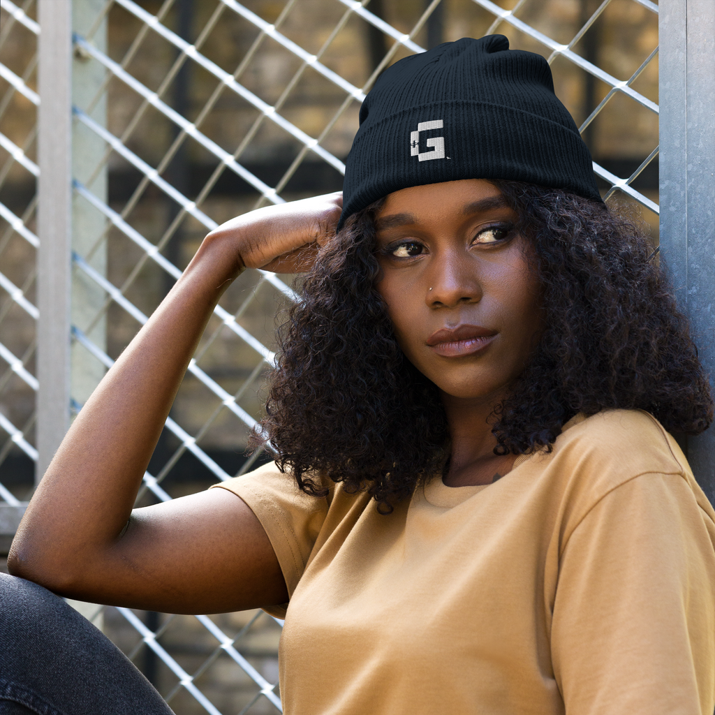 Organic Ribbed Beanie — +G Identity Edition