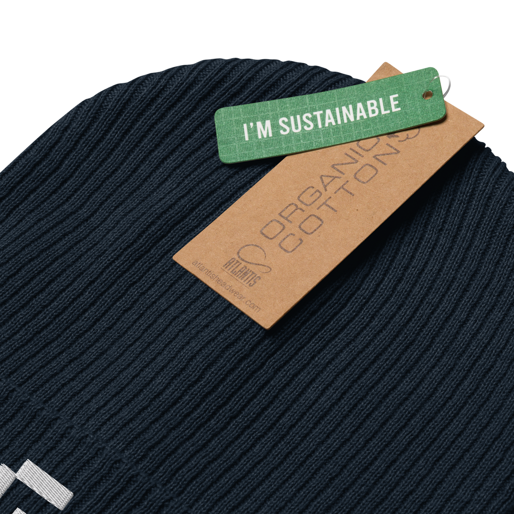 Organic Ribbed Beanie — +G Identity Edition